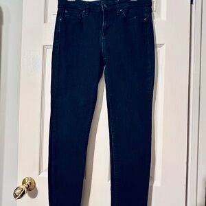 Gap:  Dark Wash Mid Rise Skinny Jeans